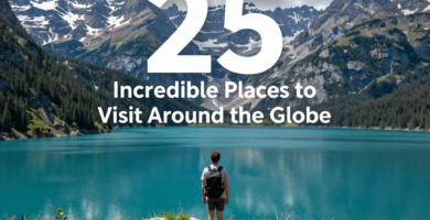 25 Incredible Places to Visit Around the Globe