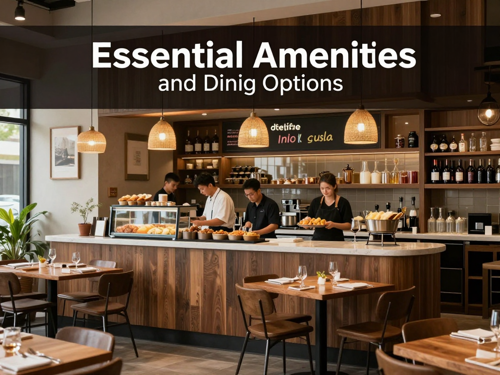 Essential Amenities and Dining Options