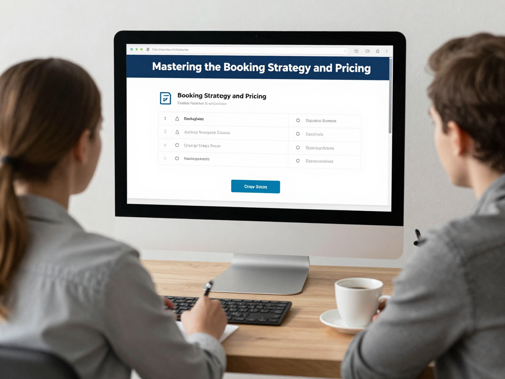 Mastering the Booking Strategy and Pricing