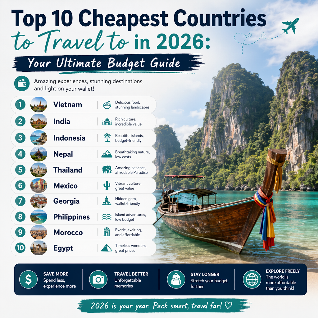 Cheapest Countries to Travel